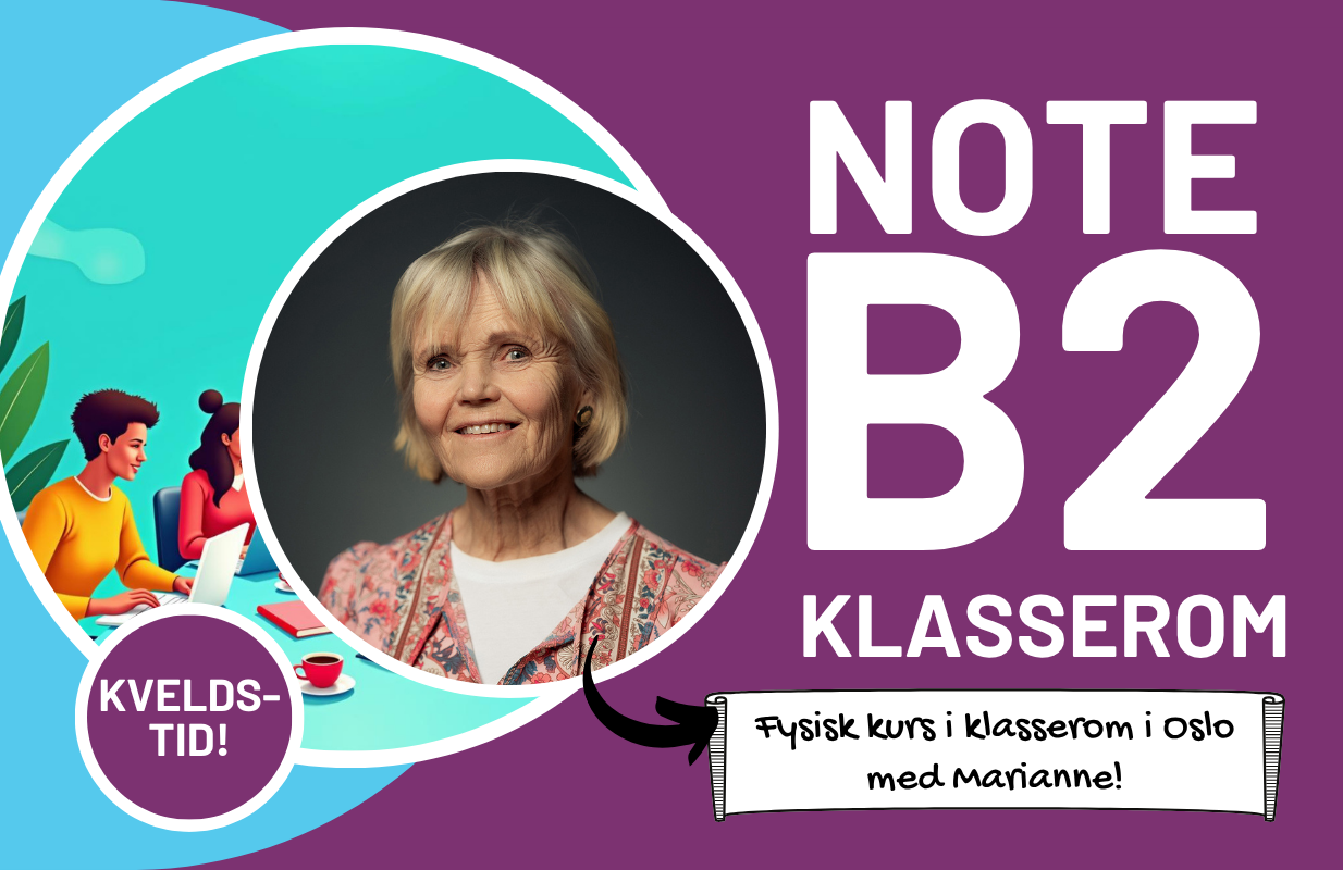 B2 Norwegian Classroom Course (Evening)