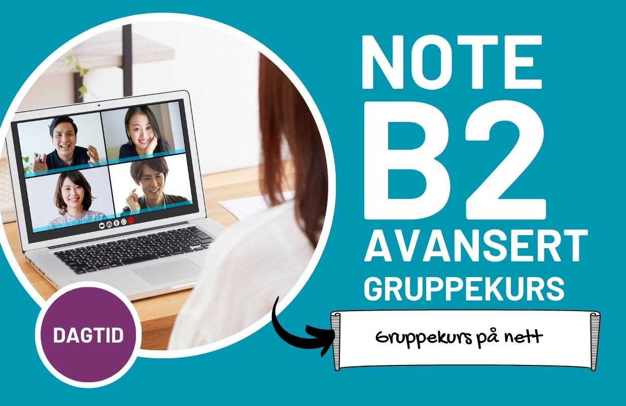 B2 nettbasert gruppekurs (Dagtid)