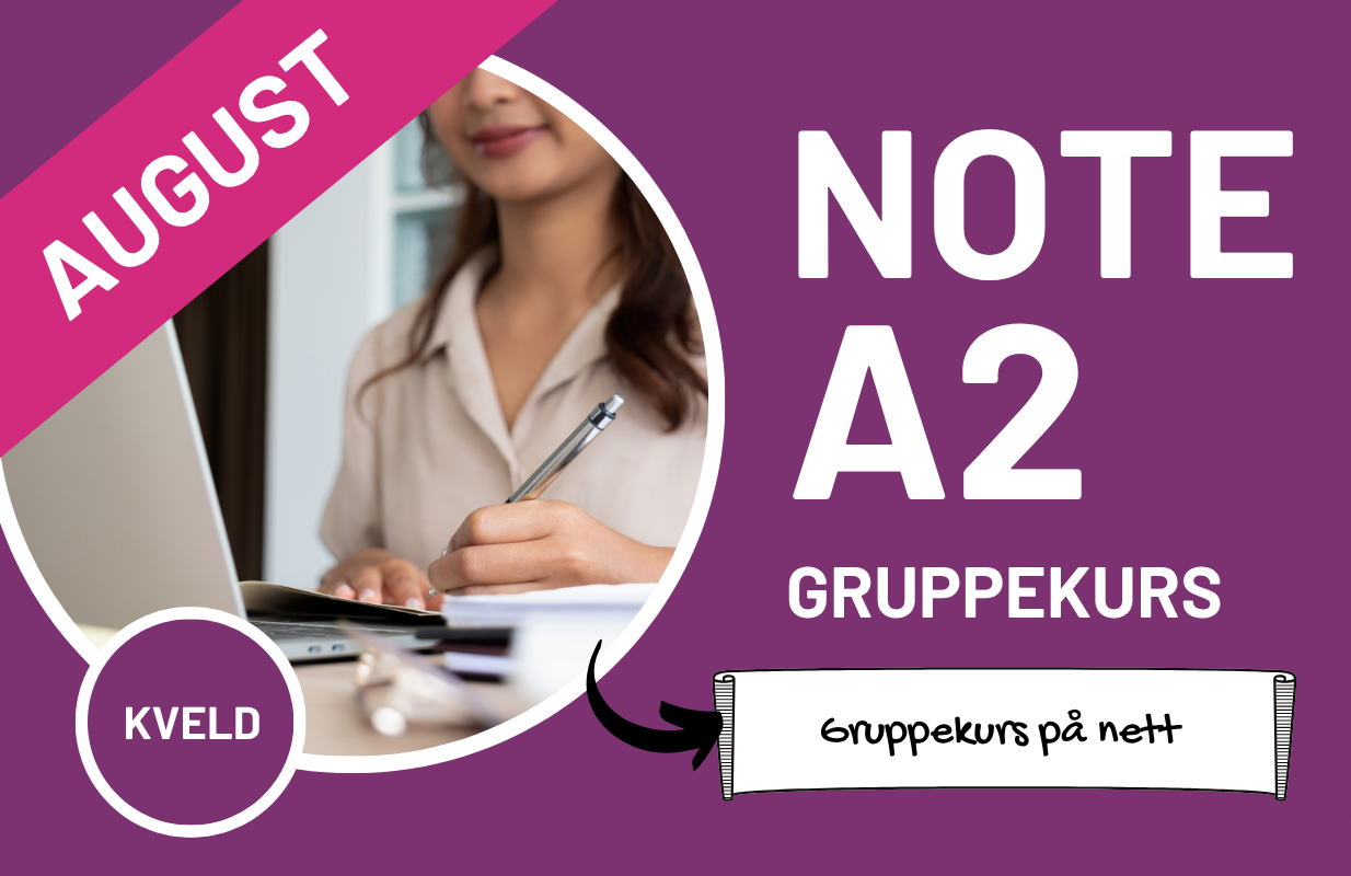 A2 Online Group Course (August, Evening)