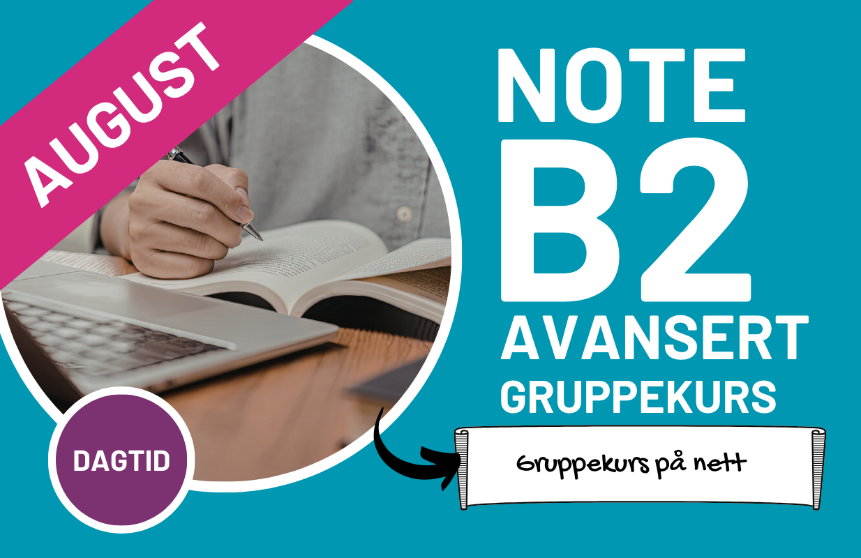 B2 Online Group Course (August, Daytime)