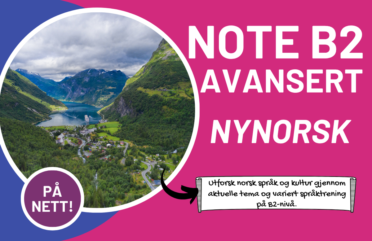 NOTE B2 AVANSERT NYNORSK