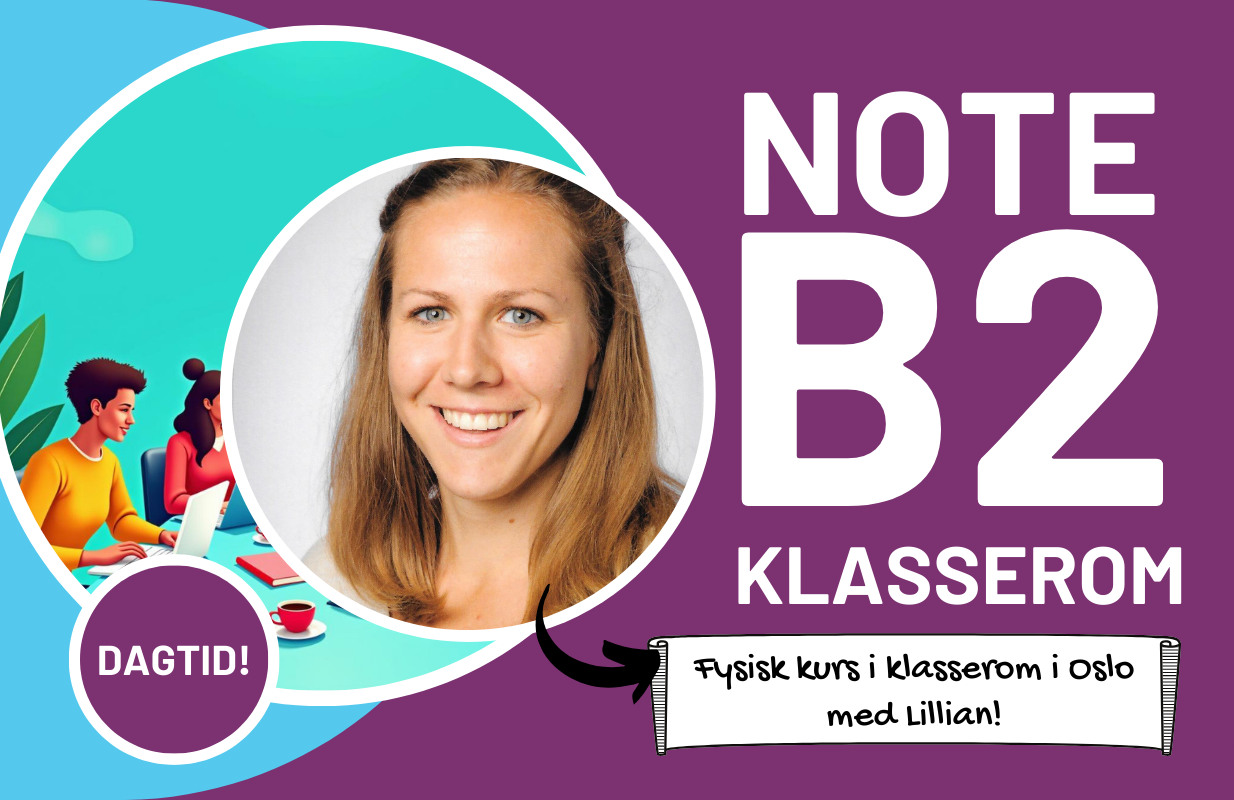 B2 Norwegian Classroom Course (Daytime)