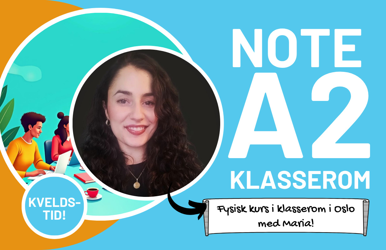 A2 Norwegian Classroom Course (Evening)