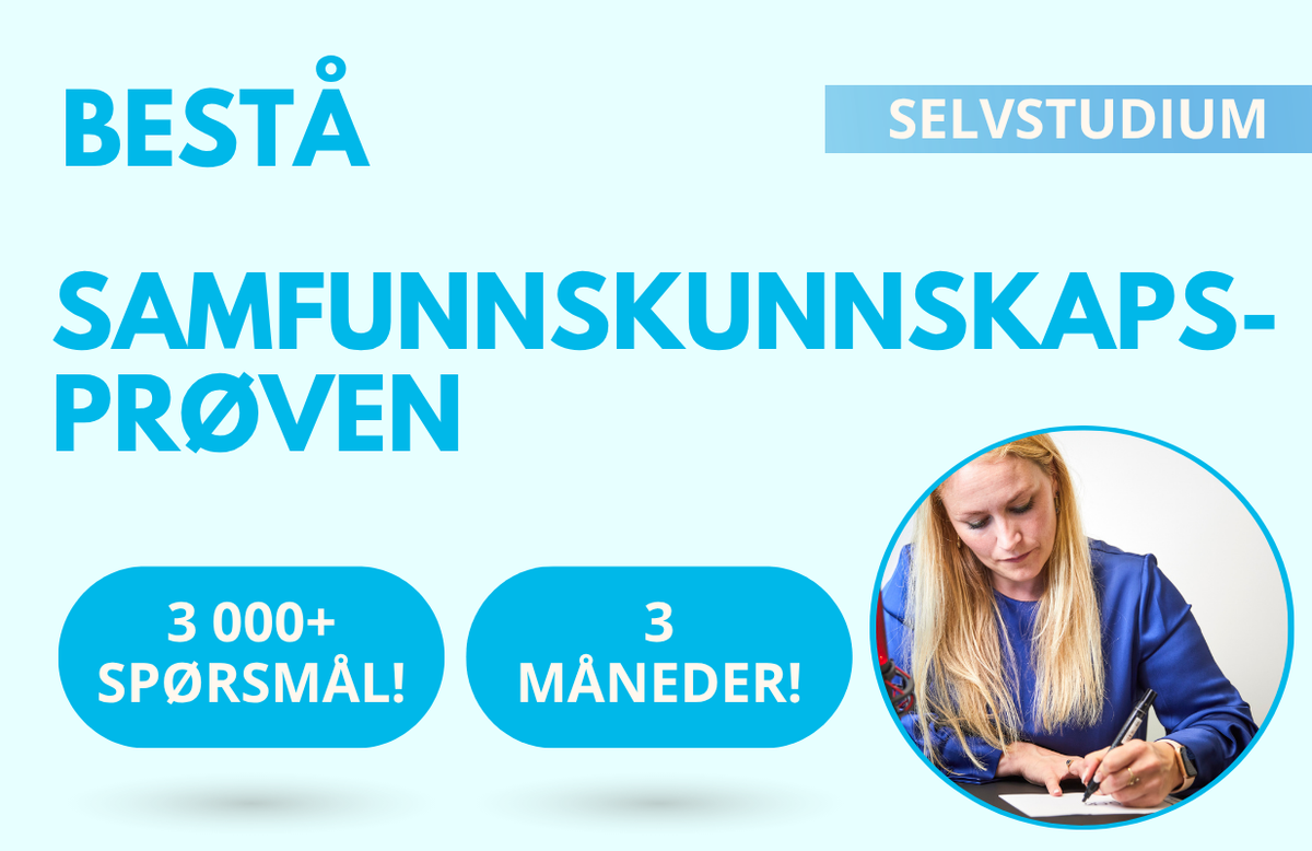 Bestå samfunnskunnskapsprøven!