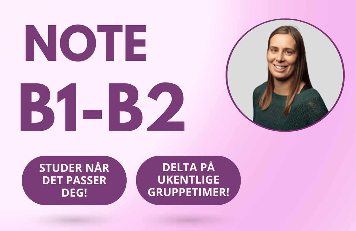 NOTE B1-B2 NORSKKURS