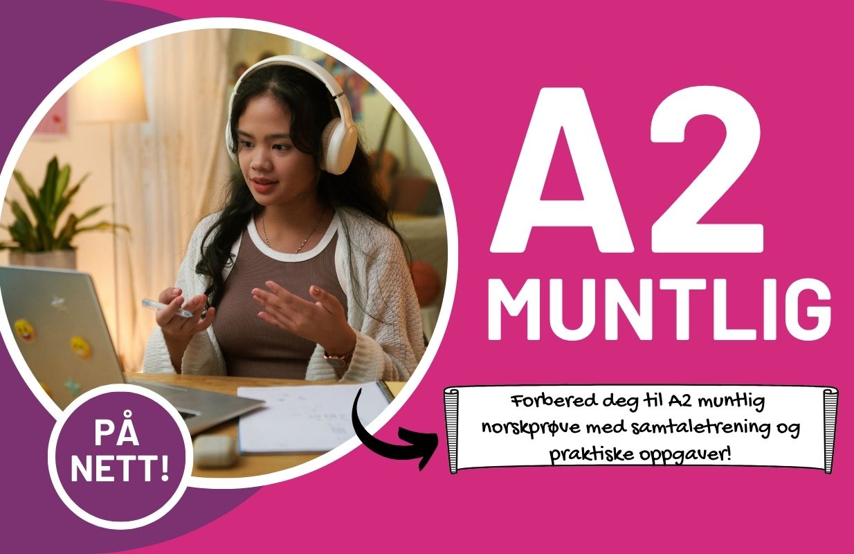 Pass the A2 oral Norwegian exam!